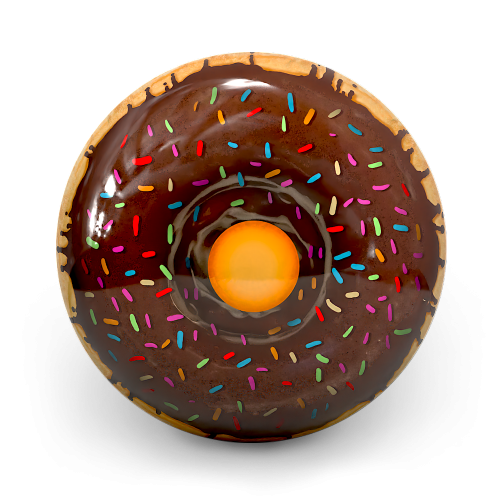 Dark Chocolate Donut