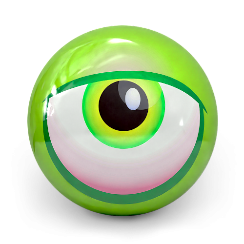 Monster Eyeball - Grön
