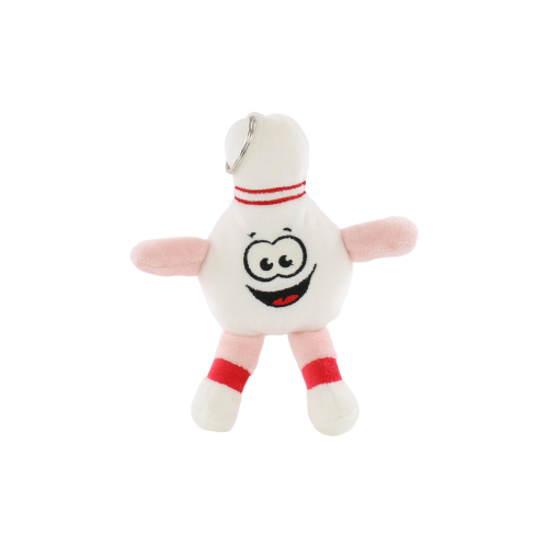 Happy Bowling Plush Toy 15cm Keychain (Each)